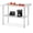 24*48*36, variant on Senfot 48 x 24 x 36 Inch Stainless Steel Workbench with Back Panel, 24D x 48W x 36H Heavy Duty Kitchen Prep Table with Rear Splash Guard