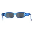 thumbnail image 5 of Polarized 58mm Womens Rhinestone Trim Slim Fit Over Sunglasses Blue Black, 5 of 5