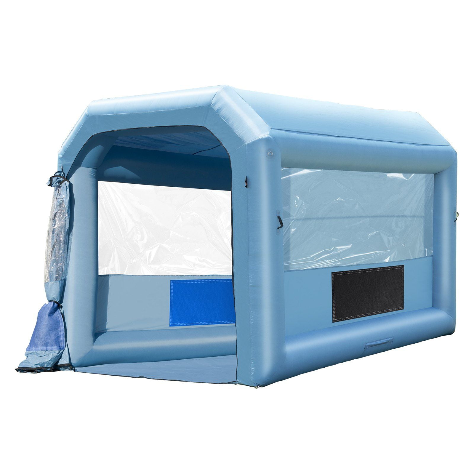 Inflatable Paint Booth, 13.1 x 9.8 x 9 ft Portable Spray Booth with 750W Powerful Blower & 3-Stage Air Filtration System, for Car, Motorcycle, Bicycle, Auto Parts Painting