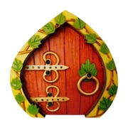 Xecvkr Wooden Courtyard Decor Double Layer Sustainable Handcrafted Gate Ornament Versatile Tabletop Shelf Decorative Piece Nature-Inspired Housewarming Wedding Gift Rustic Home Living Room