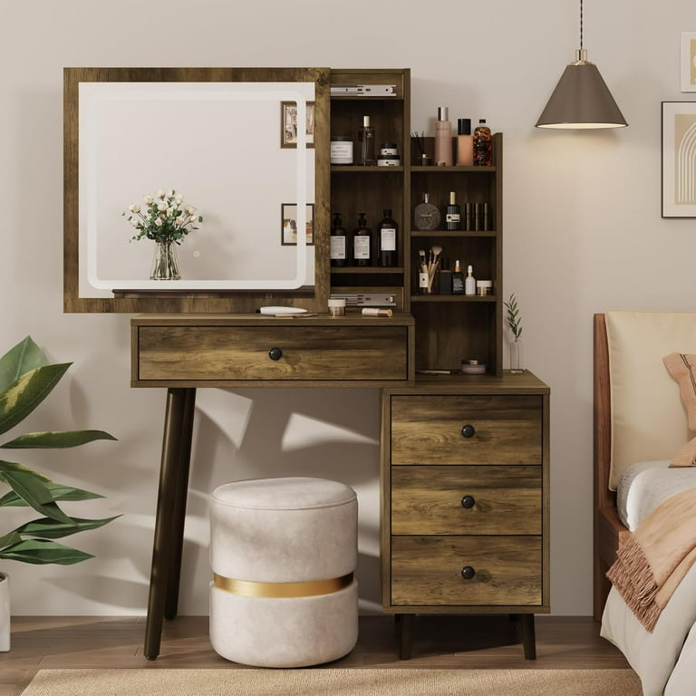 chinese dress ladies Amazon.com: Anwick Vintage Vanity Desk with Adjustable Angle Mirror, Wooden Dressing  Table Set for Bedroom with Velvet Fabric Lining 5 Drawers, Girls Vanity Set  with Cushioned Stool (Walnut) : Home & Kitchen