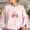 Style4-Pink sweatshirt for women, variant on Sweatshirts for Women Trendy Cute Graphic Sweatshirts Tops Crew Neck Long Sleeve Casual Pullover T Shirts Sudaderas Y Hoodies De Moda Para Mujer Pink M