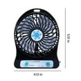thumbnail image 3 of Desk Fans Under $15.00 Desk Fans Small Quiet 6 Inch Small Fan for Desk Portable USB Desktop Small Fan 360° Rotate Personal Fan for Desktop Home Office Travel Quiet Cooling Mini Fan, 3 of 7