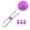 Purple, variant on Adjustable Circle Cutter 4-12.5in Diameter with 3 Blades for Paper Crafts, Scrapbooking, Card Making
