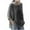 Gray, variant on Pntutb Womens Plus Size Fashion Solid Round-Neck Loose 3/4 Sleeve T-Shirt Pullover Tops Clothes