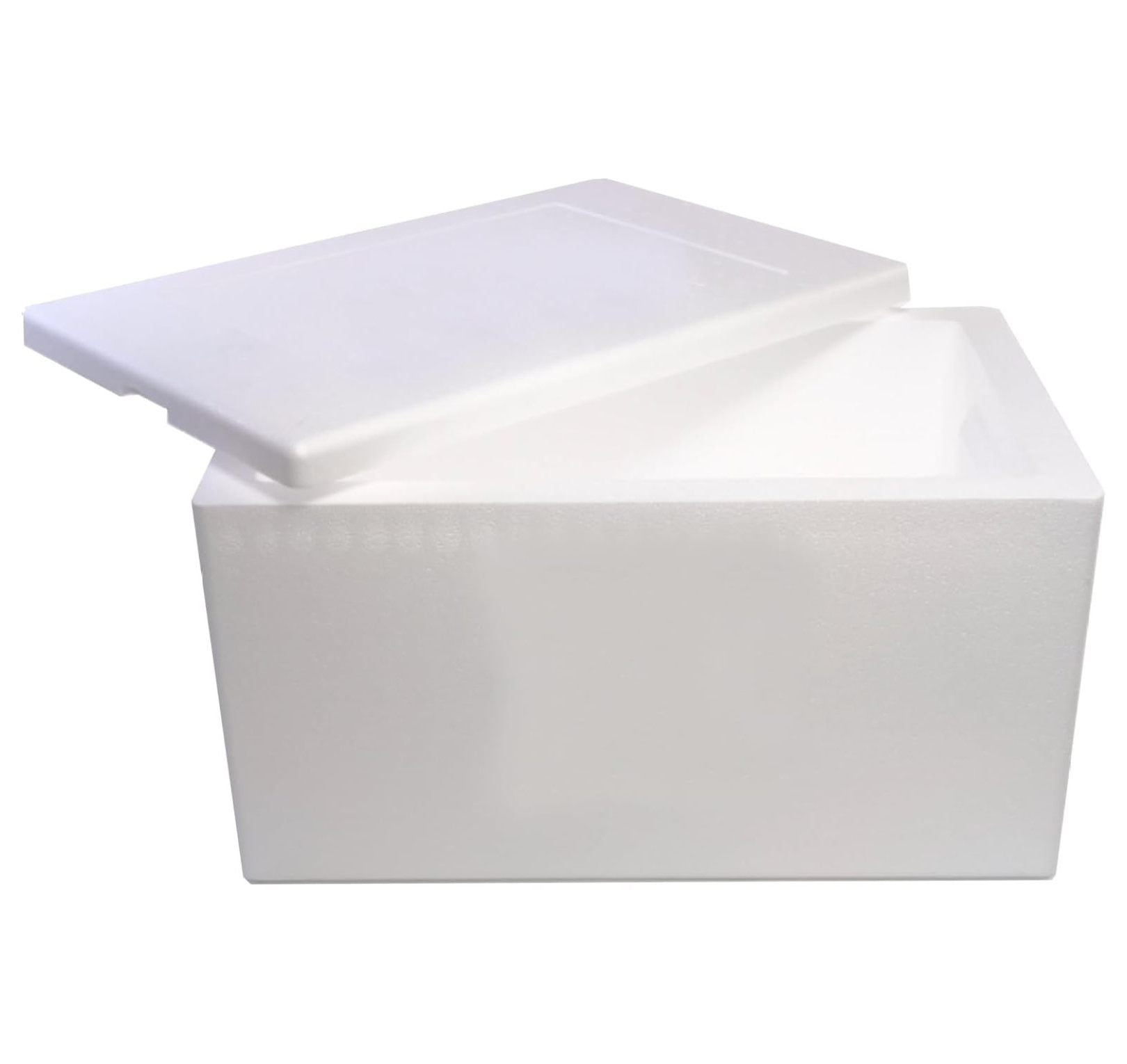 Styrofoam Cooler, Ice Chest (47qt), Inside: 21 x 13 x 11 (inches) Outside: 24 x 16 x 13 (inches)