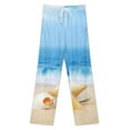 thumbnail image 3 of Ocean Beach Pajama Pants Loose Pajamas Female Breathable Home Trousers Leisure Sleeping Pants Large Size, 3 of 6