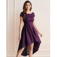 thumbnail image 3 of Dressystar Robe en Dentelle Épaules Dénudées Manches Courtes Robe de Cocktail Formelle, 3 of 6