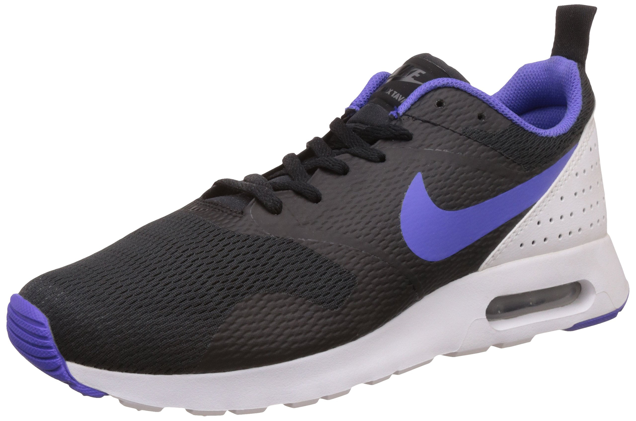 Nike Mens Air Max Tavas Running Shoes Black/White/Persian Violet 705149-025 Size 8 -