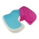 thumbnail image 4 of Cóxico Asiento Cojín Gel Fresco Almohada Almohadilla Silla De Oficina Ciática Volver Del Para Rosa roja, 4 of 9