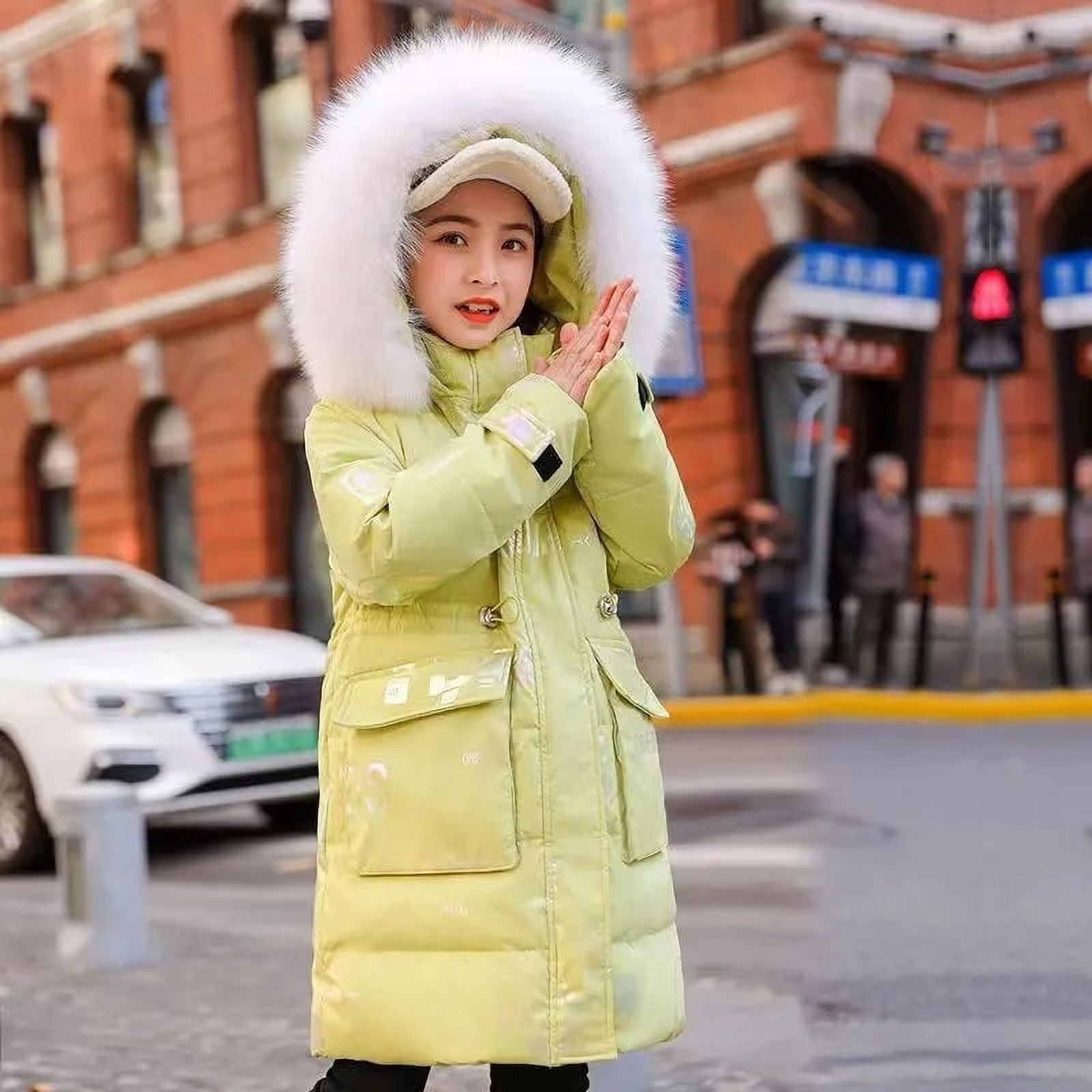Kids Faux-Fur Coat — Warm Winter Jacket For Girls 2-10 Years