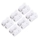 thumbnail image 2 of 100 piezas 10A 220V 2 pines conector de cable de empuje rápido terminal de cableado blanco, 2 of 15