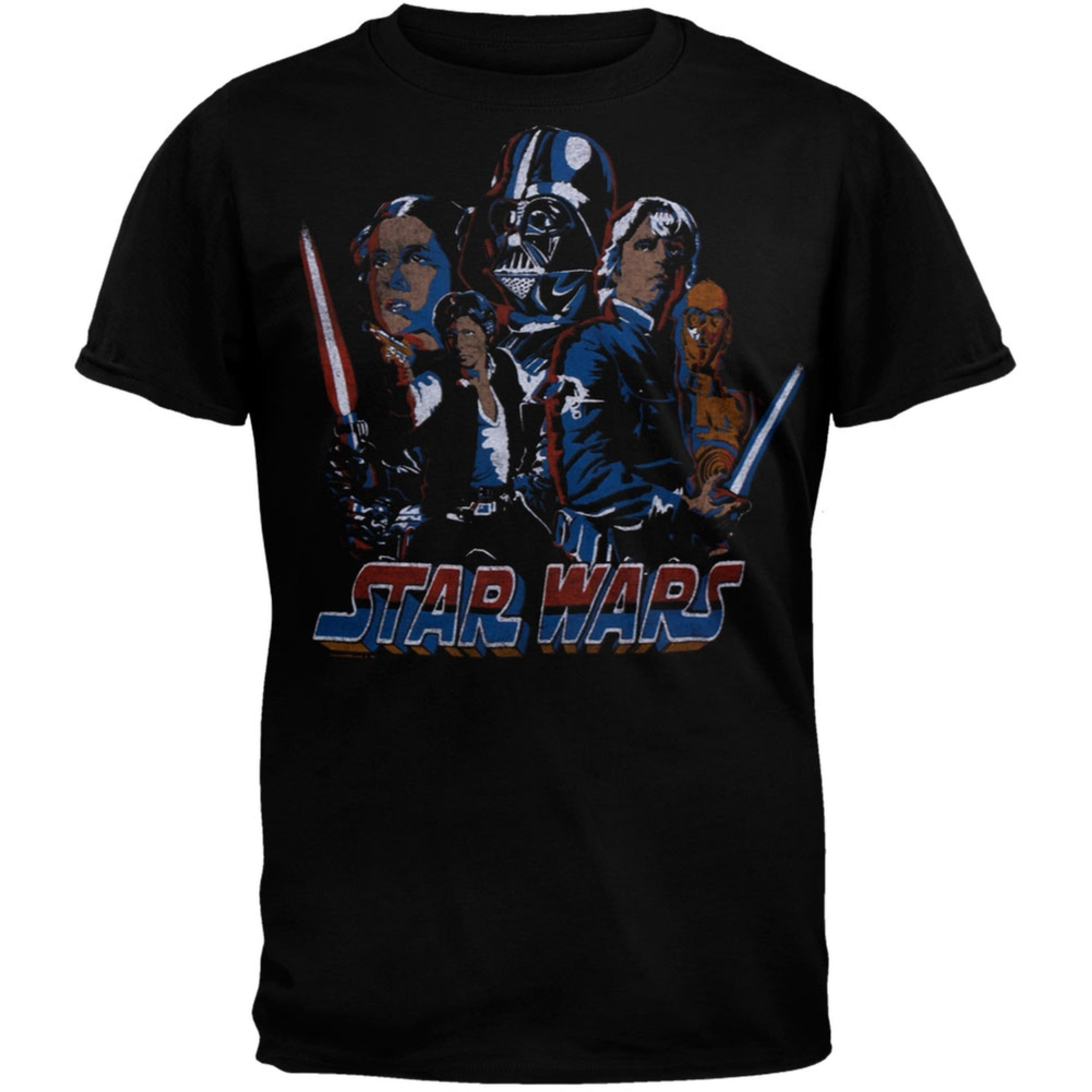 Star Wars - Retro Logo Soft T-Shirt - Walmart.com