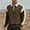 Coffee-A, variant on Big & Tall Men's 100% Polyester Half Zip Pullover - Coffee Color, Size 3XL, Polo Collar, Relaxed Fit for Casual Daily & Weekend Outings