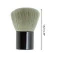thumbnail image 2 of Unique Bargains 1 Pc Mushroom Head Foundation Brush for Bathroom Cyan Aluminum Tube Nylon Hair, 2 of 5