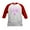 Red/White, variant on CafePress - Hockey Like A Girl Baseball Jersey - Kids Cotton Baseball Jersey, 3/4 Sleeve Shirt