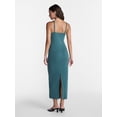 thumbnail image 2 of No Boundaries Ribbed Strappy Maxi Dress, Women's and Women's Plus XXS-4X, 2 of 4