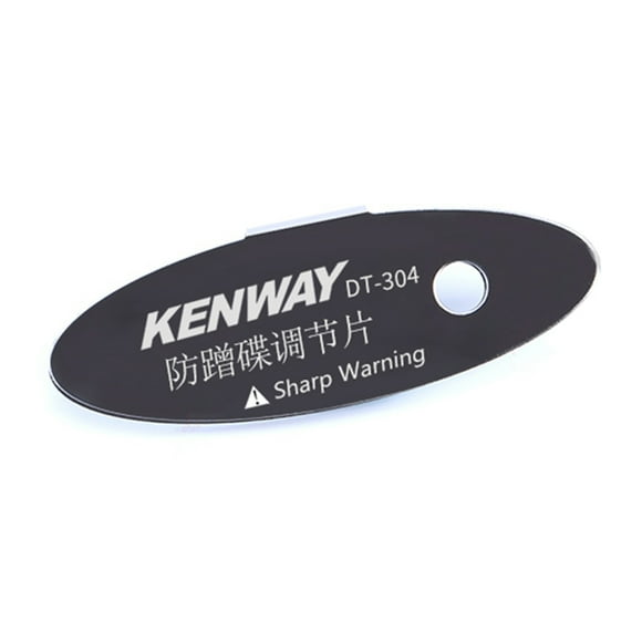 KENWAY RL304 Outil d'Alignement des Freins à Disque - Ajusteur en Acier Inoxydable pour Plaquettes de Frein MTB, 55x19mm