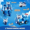 thumbnail image 3 of Figura de juguete Super Wings Paul, robot de 18 cm y minifigura de 5 cm, 3 of 7