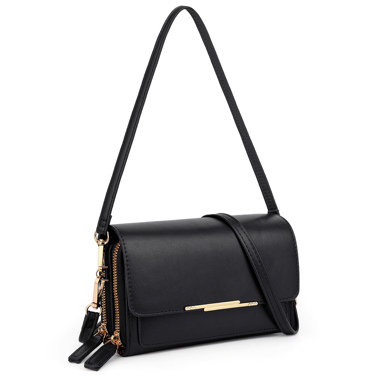 UTO Wristlet Crossbody Bags for Women Vegan Leather Rfid Wallet Purse