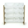 thumbnail image 3 of Humble Crew Journey Kids Toy Storage Organizer with 12 Storage Bins, Natural Wood/White, 3 of 6