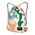 thumbnail image 3 of XMXT Unisex Drawstring Backpack for Women Men, Multiple Cactus Plants Waterproof Gym Bag String Bags for Shopping Sport Travel, s, 3 of 8