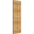 thumbnail image 2 of 21 1/2"W X 61"H Timbercraft Four 5 3/8" Boards Joined Board-N-Batten Shutters, Rough Sawn Western Red Cedar (Per Pair), 2 of 13
