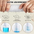 thumbnail image 4 of 10 Pcs Cotton Bra Liners Boob Sweat Pads 3 Layer Rectangle Under Bra Pads Sweat Liners for Women Sweating Supplies(18inch, M White), 4 of 7