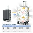 thumbnail image 6 of Balery Luggage Cover Little Elephant Print Suitcase Covers for Luggage Elastic Washable Suitcase Protector Fits 18-32 Inch Luggage-Small, 6 of 9