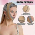 thumbnail image 4 of Medical Head Wrap For Face Lift, Neck, Plastic Oral Surgery Chin Mask Lift Post Surgery Compression Garment After Liposuction Surgery Recovery Ne, 4 of 5