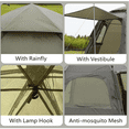 thumbnail image 5 of 2/3/4 Person Camping Pop Up Tent Waterproof 60 Second Easy Quick Setup 4 Season Dome Tent Reactive Outdoor Tent 3 Second Tent Instant Tent Hexagonal Design for Family Camping Tent, 5 of 6