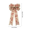thumbnail image 4 of EWASWON Christmas Bow Decorations, Fabric Festive Holiday Bow for Christmas Tree, Door & Gifts, Reusable Multicolor Christmas Decorative Bow, 4 of 6