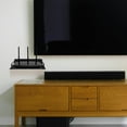 thumbnail image 4 of STRANDCHIC Strong Black Wall Mounted Router Rack with Projector Shelf and Cable Holder for Home Organization, 4 of 8