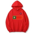 thumbnail image 3 of Qatar World Cup Jersey Football Team Jersey Hooded Sweatshirt Men's Sweatshirt World Cup Peripheral, 3 of 5