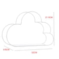 thumbnail image 4 of Yuarrent Estante colgante de pared con forma de nube de hierro de estilo nórdico, decoración del hogar, soporte de almacenamiento de pared a la moda, Almacenamiento y organización del hogar blanco Yuarrent HA2472-01B, 4 of 6