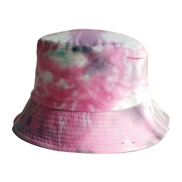 Sombrero de cubo para adultos Qarigey protección solar y comodidad informal unisex hombres mujeres sombreros de cubo rosa gris