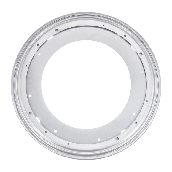 Unique Bargains Lazy Susan Hardware, 1Pack 14 Inch Iron Round Ball Bearing Rotating Swivel Plate for DVD Tower, Bookshelf(Silver)
