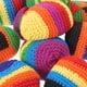 thumbnail image 4 of 12 pelotas de malabarismo: Sacos de frijoles tejidos a mano para niños - Pelotas de ganchillo suaves, juguetes multicolores para lanzar en interiores y exteriores, 4 of 5