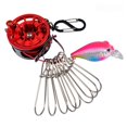 thumbnail image 5 of Candado de acero inoxidable con rueda telescópica para pesca con hebilla para peces vivos, equipo de pesca en balsa para pesca en agua dulce, 5 of 5