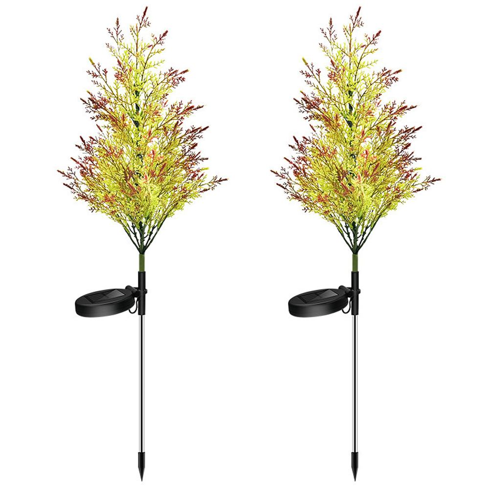 Solar Lights Outdoor LED Artificial Plant Landscape Patio Decoration Yard Garden (Christmas Tree)