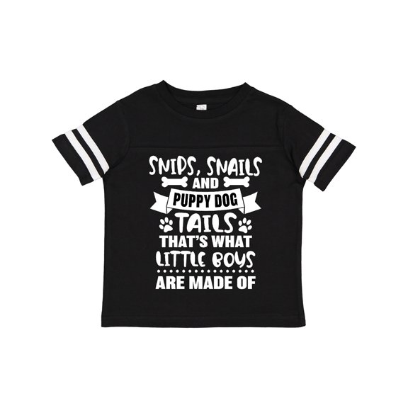 Inktastic Snips Snails and Puppy Dog Tails That's What Little Boys Boys Toddler T-Shirt