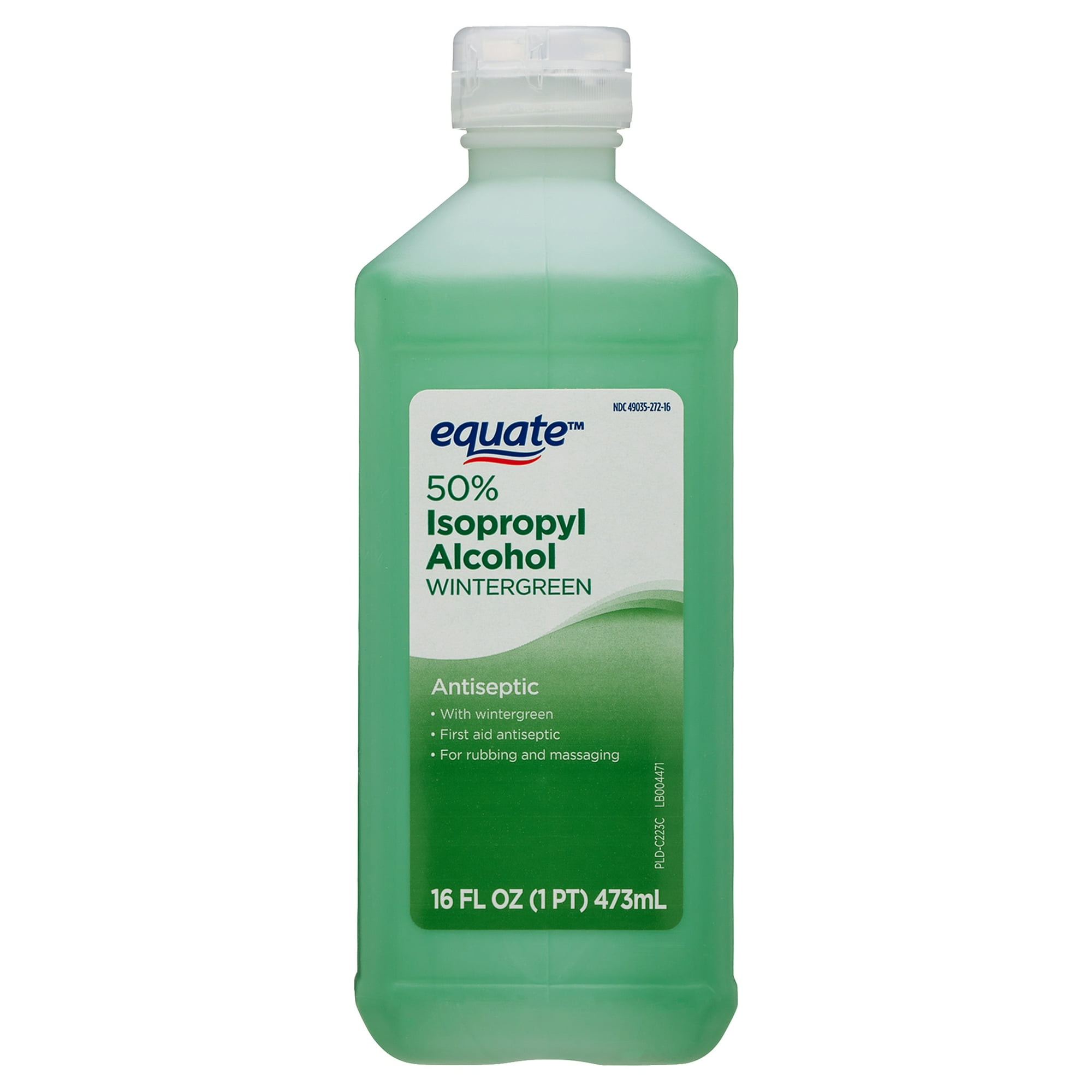 Equate 50% Isopropyl Rubbing Alcohol, Wintergreen, 16 fl oz