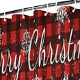 thumbnail image 3 of Red Christmas Pattern Shower Curtain 36"x72" ,Bathroom Decorative Shower Curtains Set with 12 Hooks,Modern Waterproof Washable Shower Curtain, 3 of 6