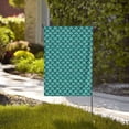 thumbnail image 4 of Easygdp Aquamarine Glitter Garden Flag Yard Flag Welcome Flag, Double-Sided, Weather Resistant for Outdoor Decor -, 4 of 9