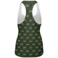 thumbnail image 2 of Grizzly Bear Adirondack Pattern Green All Over Womens Work Out Tank Top Multi MD, 2 of 2