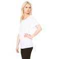 thumbnail image 2 of Women's Short Sleeve Draped Dolman T-Shirt, 2 of 3