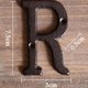 thumbnail image 5 of licencia para Puerta Al , 2 Uds., Buzón de Pared, Letras DIY, Etiqueta de Hierro , Dirección, Montaje en Pared de Saló, 5 of 9