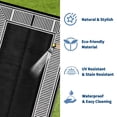 thumbnail image 5 of Garvee 10'x20' Waterproof Outdoor Area Rug Reversible Plastic Geometric Bordered Patio Mat UV-Protected for Deck, Backyard, RV and Camping, Black, 5 of 6