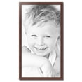 thumbnail image 2 of ArtToFrames 26" x 48" Honors Mahogany with Gold Picture Frame, 26x48 inch Brown Wood Poster Frame (WOM-5156), 2 of 7