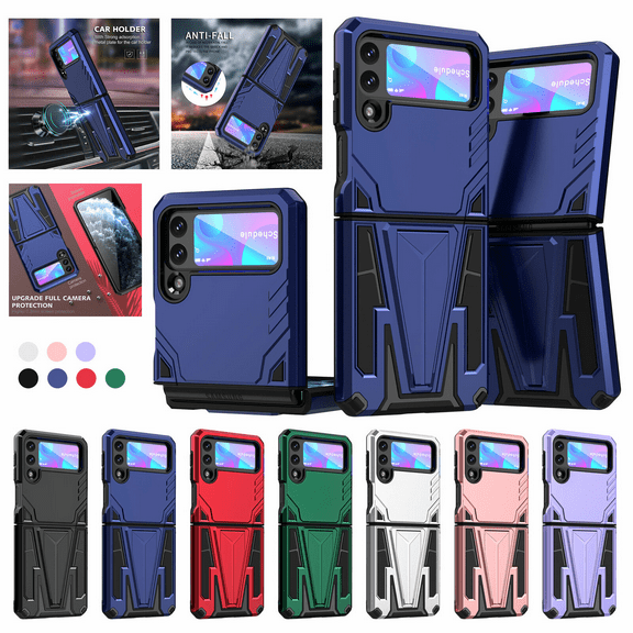 Shockproof Protection Armor Kickstand Case Cover For Samsung Galaxy Z Flip 3 5G